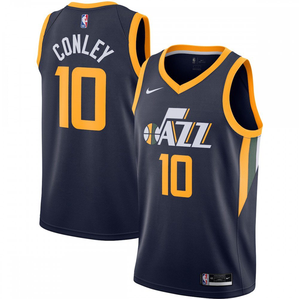 Mike Conley Utah Jazz 2020/21 Swingman Jersey - Navy - Icon Edition-Pro Kit Vault | Brand New 26/27 Sports Jerseys
